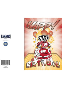 Wisconsin Badgers  Bucky HBD Cake Collectible