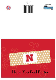 Nebraska Cornhuskers Get Well Card -