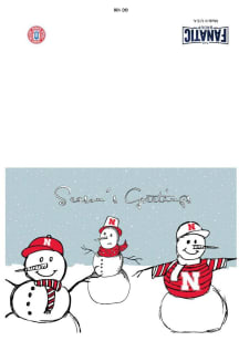 Nebraska Cornhuskers Seasons Greetings Card -
