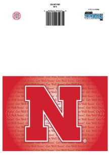 Nebraska Cornhuskers Get Well Soon Card -