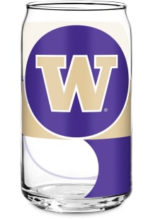 Washington Huskies Glass Pint Glass - White