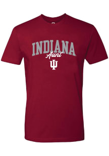 Summit Sportswear Indiana Hoosiers Womens Crimson Aunt Short Sleeve T-Shirt