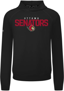 Levelwear Ottawa Senators Black Mandate Carve Long Sleeve T Shirt