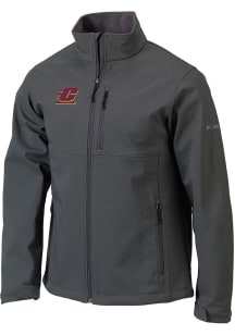 Mens Central Michigan Chippewas Columbia Mens Ascender Heavyweight Jacket - Charcoal