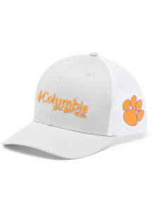 Columbia Clemson Tigers CLG PFG Mesh Adjustable Hat - Orange