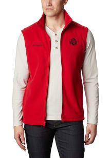 Columbia Ohio State Buckeyes Mens Red Flanker Sleeveless Jacket
