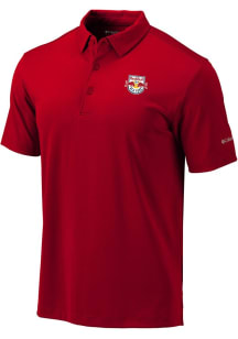 Columbia New York Red Bulls Mens Red Heat Seal Omni-Wick Drive Short Sleeve Polo