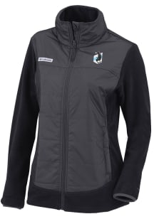 Columbia Minnesota United FC Womens Black Basin Butte Full Zip Light Weight Jacket