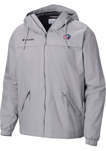 Columbia Columbus Blue Jackets Mens Grey Heat Seal Oroville Creek Lined Jacket Medium Weight Jacke..