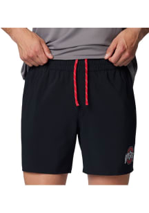 Columbia Ohio State Buckeyes Mens Black Terminal Roamer Shorts