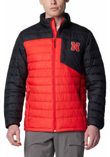 Mens Nebraska Cornhuskers Columbia Mens Double Blitz Heavyweight Jacket - Red