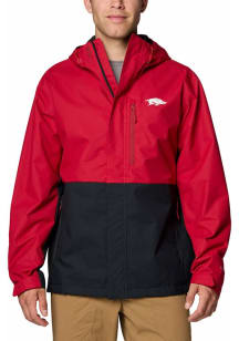 Columbia Arkansas Razorbacks Mens Cardinal Field Bound Light Weight Jacket