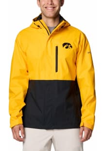 Columbia Iowa Hawkeyes Mens Gold Field Bound Light Weight Jacket