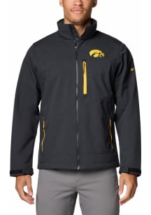 Columbia Iowa Hawkeyes Mens Black Ascender III Medium Weight Jacket