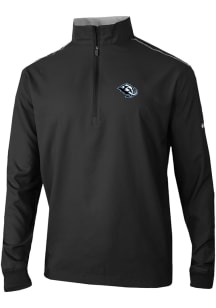 Columbia Utah Mammoth Mens Black Heat Seal Bogey's Paradise Long Sleeve Qtr Zip Pullover