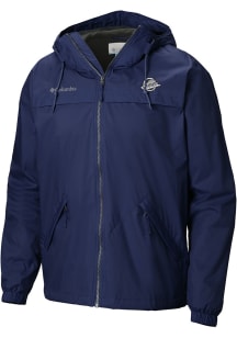 Columbia Vancouver Canucks Mens Navy Blue Heat Seal Oroville Creek Lined Jacket Medium Weight Jack..