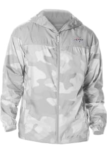 Columbia Washington Capitals Mens Grey Heat Seal Camo Flash Challenger Light Weight Jacket