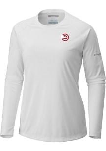 Columbia Atlanta Hawks Womens White Heat Seal Tidal LS Tee