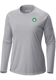Columbia Boston Celtics Womens Grey Heat Seal Tidal LS Tee