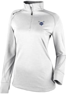 Columbia Charlotte Hornets Womens White Heat Seal Omni Wick Shotgun 2.0 Qtr Zip