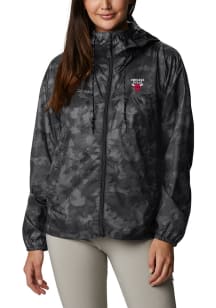 Columbia Chicago Bulls Womens Black Heat Seal Flash Challenger Light Weight Jacket