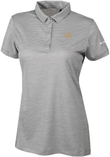 Columbia Cleveland Cavaliers Womens Grey Heat Seal Set II Short Sleeve Polo Shirt