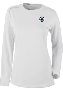 Columbia Los Angeles Clippers Womens White Heat Seal Omni Wick Shot Gun Long Sleeve T-Shirt