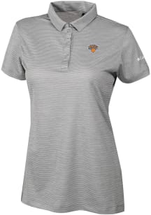 Columbia New York Knicks Womens Grey Heat Seal Set II Short Sleeve Polo Shirt