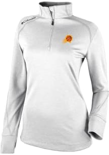 Columbia Phoenix Suns Womens White Heat Seal Omni Wick Shotgun 2.0 Qtr Zip