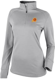 Columbia Phoenix Suns Womens Grey Heat Seal Omni Wick Shotgun 2.0 Qtr Zip