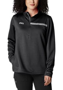 Columbia Phoenix Suns Womens Black Heat Seal Skiff Guide Fleece Qtr Zip
