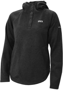 Columbia Phoenix Suns Womens Black Heat Seal Sweater Weather Pullover Hooded Sweatshirt