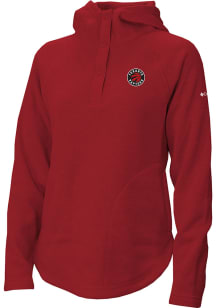 Columbia Toronto Raptors Womens Red Heat Seal Sweater Weather Pullover Hooded Sweatshirt