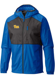 Columbia Pitt Panthers Mens Blue Flash Forward Light Weight Jacket