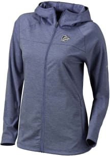 Columbia Vancouver Canucks Womens Navy Blue Heat Seal Omni Wick Half Shot Light Weight Jacket