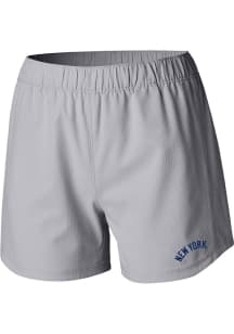 Columbia New York Yankees Womens Grey Heat Seal Tamiami Pull-On Shorts