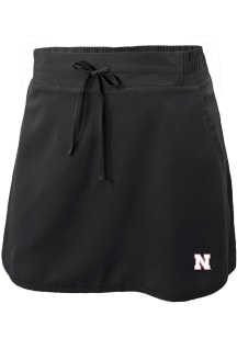 Columbia Nebraska Cornhuskers Womens Black Heat Seal Omni Wick Lakewood Pines Shorts