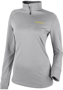 Columbia Oregon Ducks Womens Grey Heat Seal Omni Wick Shotgun 2.0 Qtr Zip