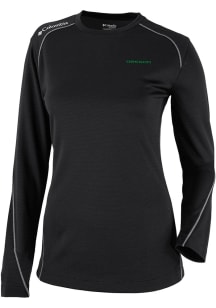 Columbia Oregon Ducks Womens Black Heat Seal Omni Wick Shot Gun Long Sleeve T-Shirt