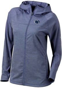 Columbia Penn State Nittany Lions Womens Navy Blue Heat Seal Omni Wick Half Shot Light Weight Jack..