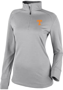 Columbia Tennessee Volunteers Womens Grey Heat Seal Omni Wick Shotgun 2.0 Qtr Zip