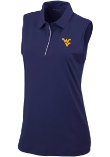 Columbia West Virginia Mountaineers Womens Navy Blue Heat Seal Tend the Ball Tank Top