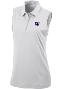 Columbia Washington Huskies Womens White Heat Seal Tend the Ball Tank Top