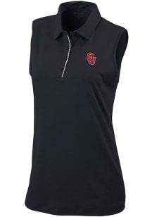 Columbia Oklahoma Sooners Womens Black Heat Seal Tend the Ball Tank Top