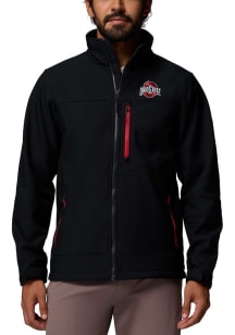 Columbia Ohio State Buckeyes Mens Black Ascender III Medium Weight Jacket