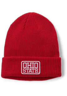 Columbia Ohio State Buckeyes Red Lost Lager Beanie Mens Knit Hat