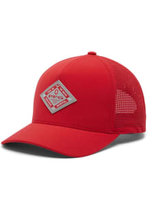 Columbia Ohio State Buckeyes PFG Elite 3D Stretch Snapback Adjustable Hat - Red
