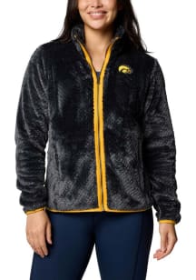 Columbia Iowa Hawkeyes Womens Black Fire Side II Light Weight Jacket