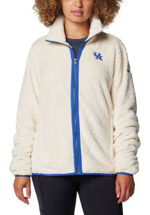 Columbia Kentucky Wildcats Womens Ivory Fire Side II Light Weight Jacket