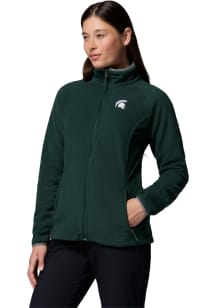 Columbia Michigan State Spartans Womens Green Give and Go III Light Weight Jacket